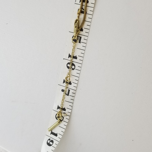 KENNETH COLE Black White Gold Tone Necklace - Picture 5 of 8